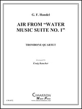 AIR FROM WATER MUSIC SUITE #1 TROMBONE QUARTET P.O.D. cover